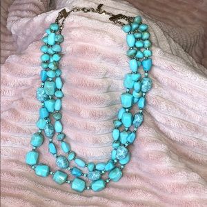 Jade gemstone beaded necklace